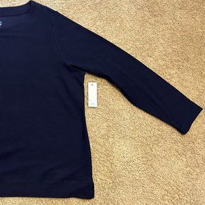Blue long sleeve shirt
